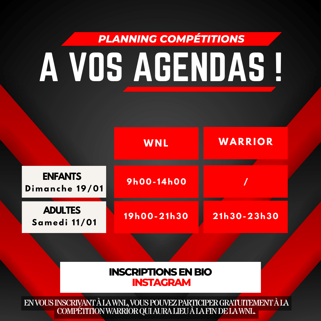 Compétition Ninja Warrior à Lyon : Rejoignez l'Aventure à Warrior Adventure Lyon