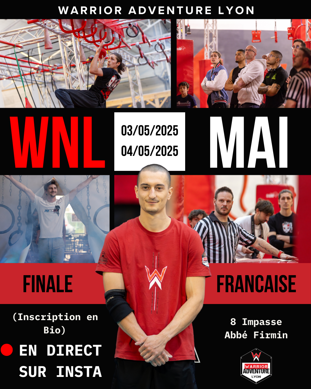 La Finale Française de la World Ninja League arrive à Lyon !
