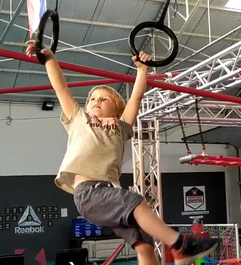 Parcours ninja enfant