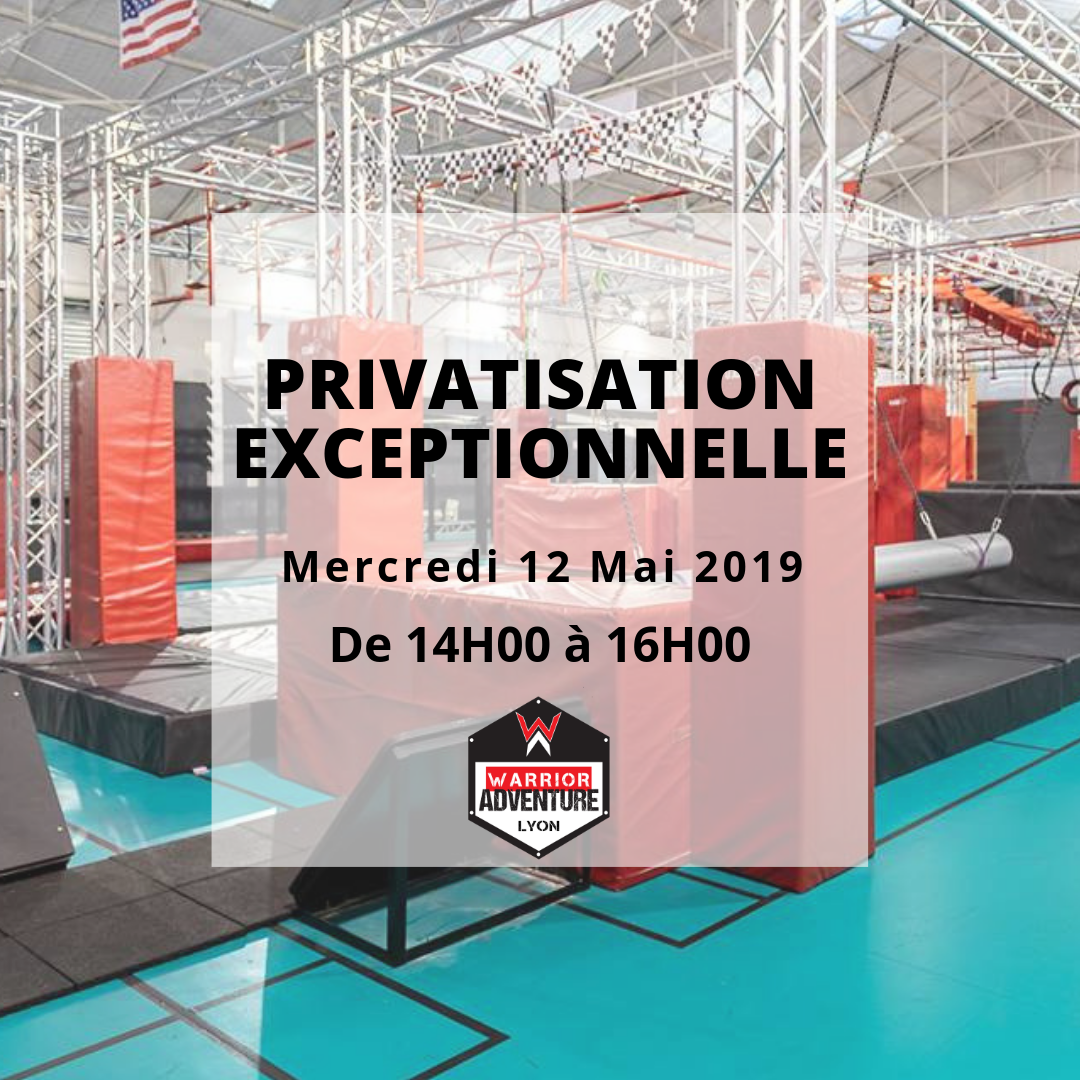 privatisation possible de la salle warrior adventure lyon salle de parcours ninja