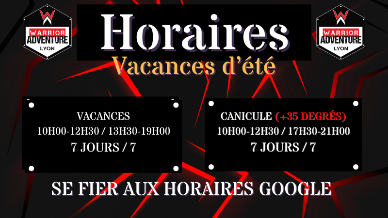 Warrior Adventure Lyon : vos parcours Ninja ouverts 7j/7 tout l’été à Villeurbanne