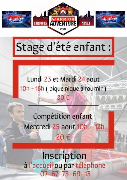 Stage d'été enfant