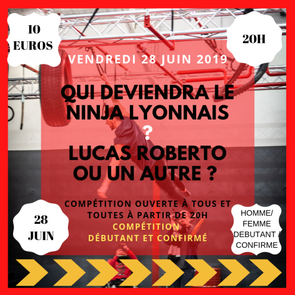 ninja warrior lyon compétition
